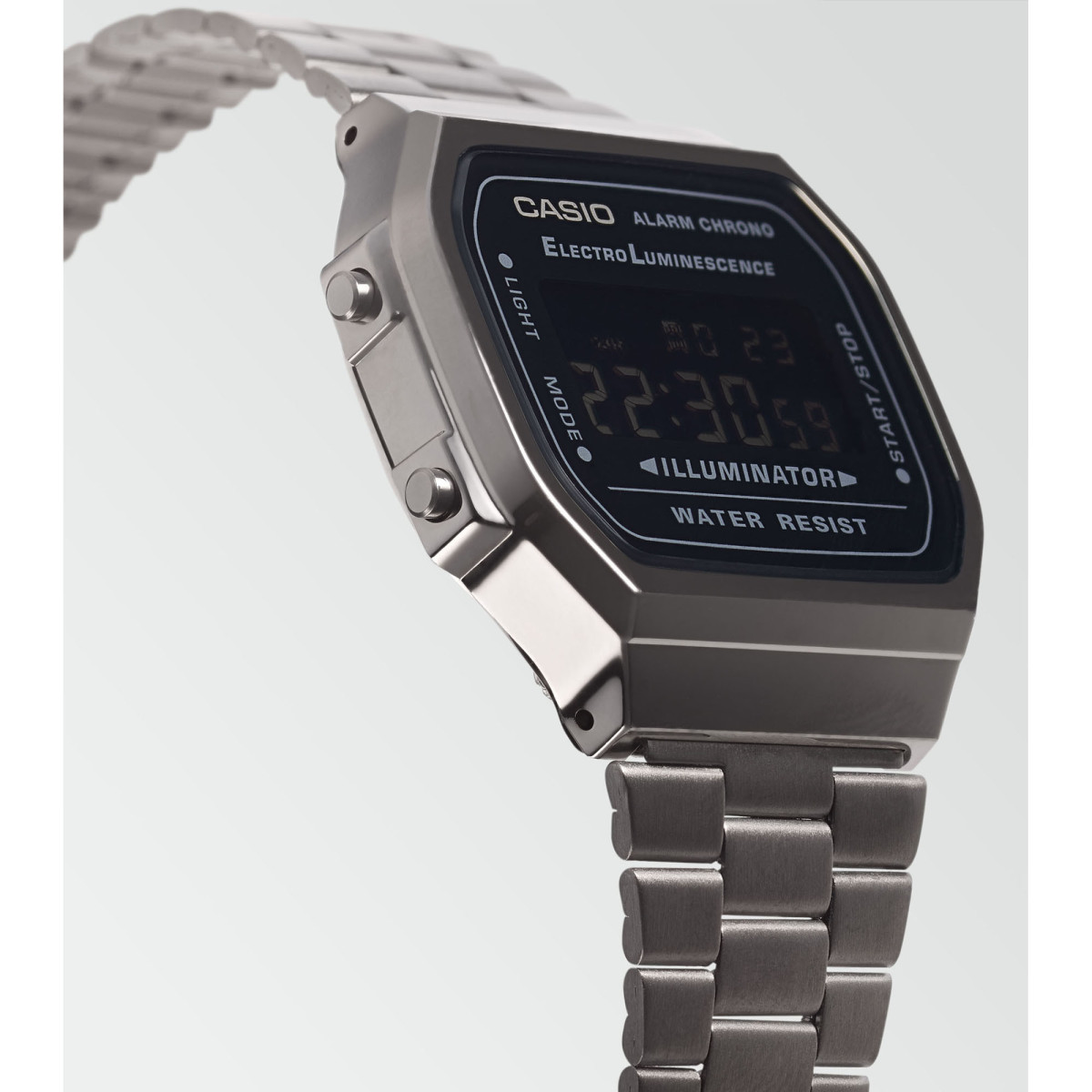 Casio A168 noire / grise