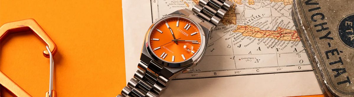 Citizen Tsuyosa orange