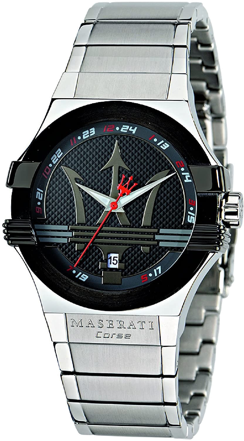 Montre Maserati Potenza R8853108001 Acier fond noir