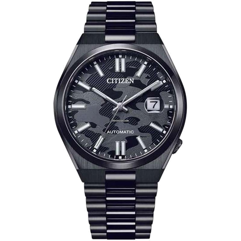 Montre Automatique Citizen Tsuyosa Camouglage NJ0155-87E cadran noir