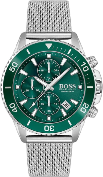 Hugo Boss Montre Homme Hugo Boss Admiral 1513905 chronographe cadran vert