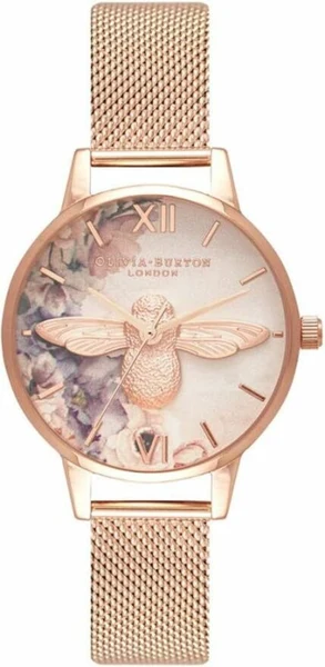Olivia Burton Montre Olivia Burton OB16PP40 Maille Milanaise Or Rose